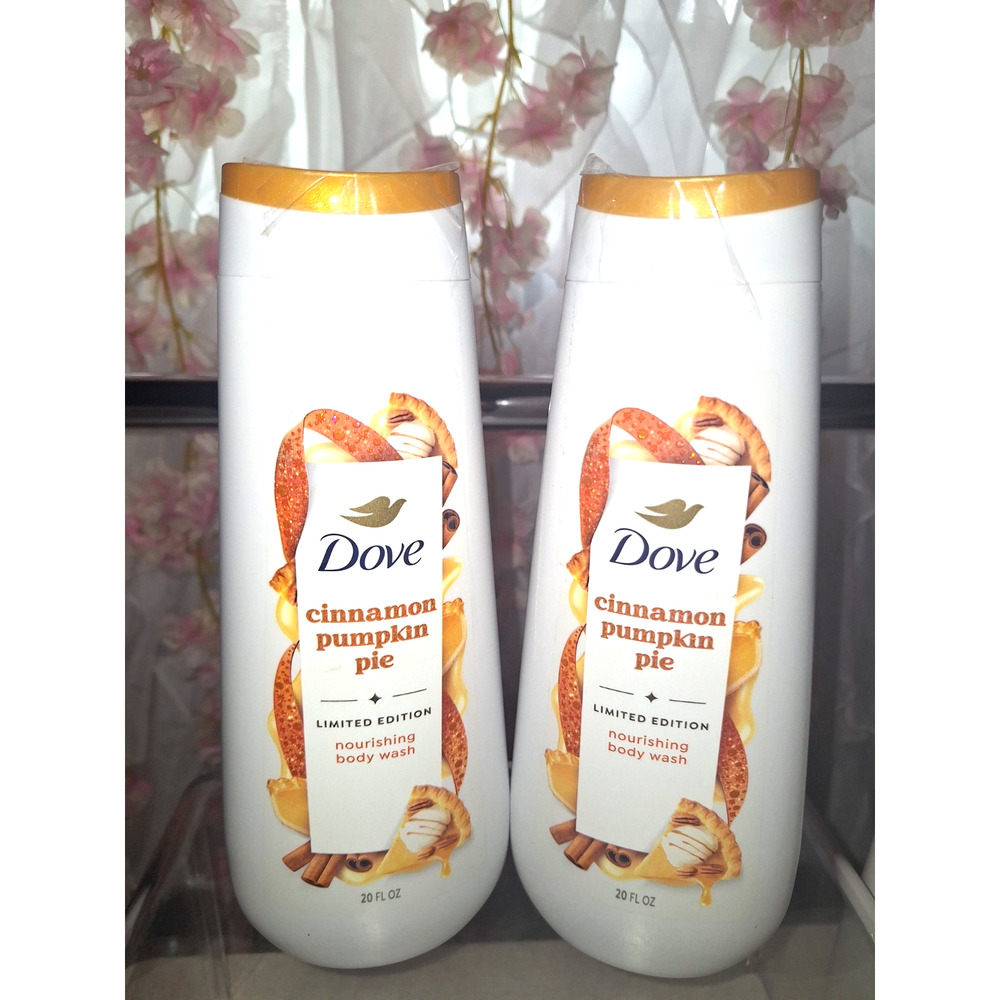 Dove Limited Edition Cinnamon Pumpkin Pie Body Wash, Set of 2